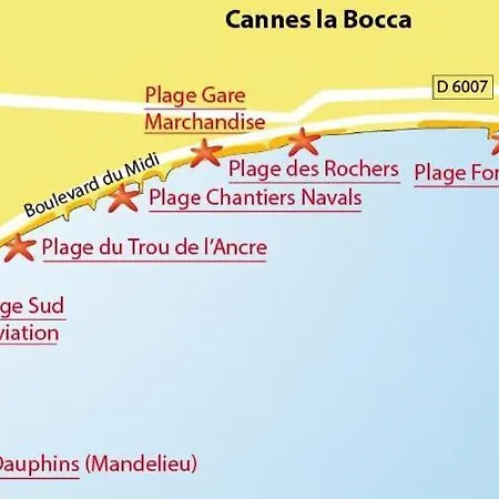 #cannes Boccacabana Beach, Seafront, In Resid Pierre&vacances Classe 3 Stars * Cannes